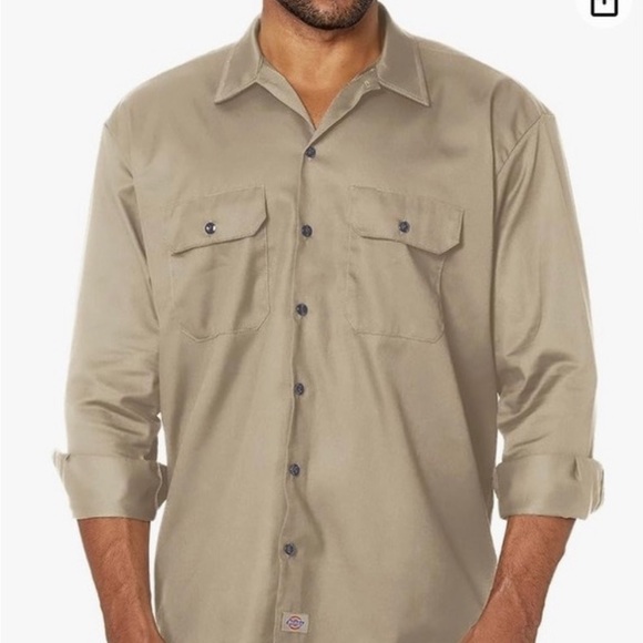 Dickies Other - Dickies Mens size medium long sleeve Khaki work shirt.